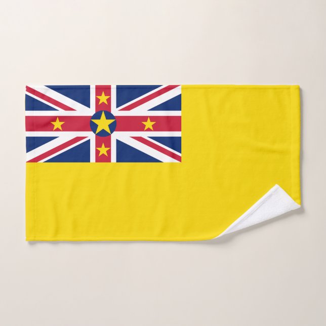 Drapeau de Niue (Serviette à main)