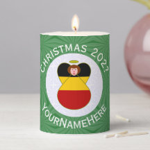 Drapeau de Noël Angel allemand personnalisé