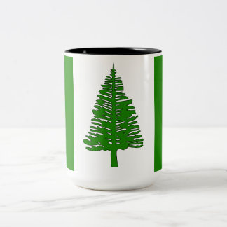 Drapeau de Norfolk Island Vector tasse à café