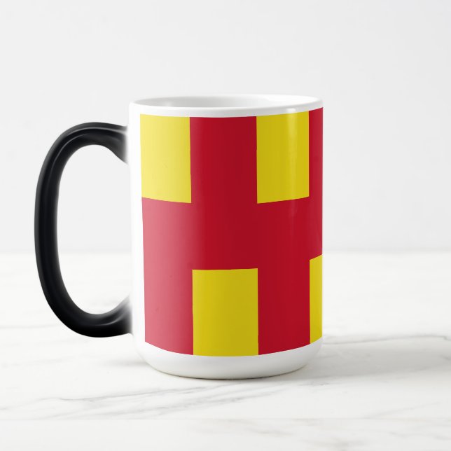 Drapeau de Northumberland Magic Mug (Gauche)