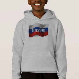 Drapeau de ondulation de la Russie