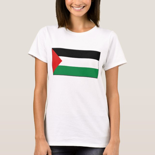 Drapeau de Palestine x Carte T-shirt (Devant)