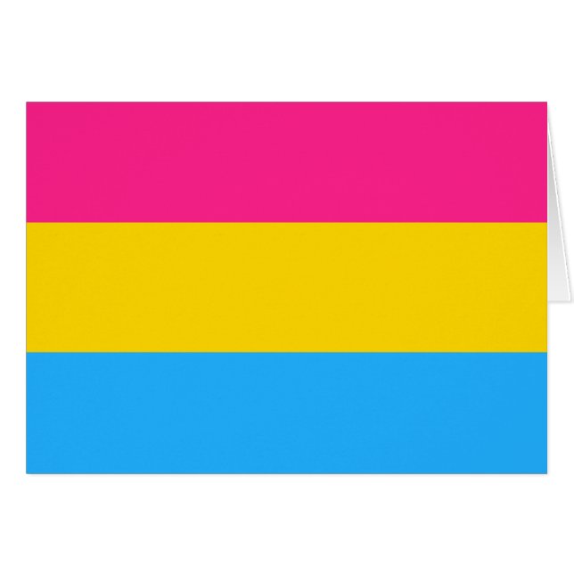 Drapeau de Pansexualité (Devant Horizontal)