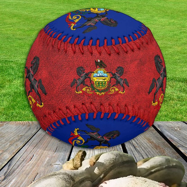 Drapeau de Pennsylvanie, sports / balles de baseba (Créateur téléchargé)