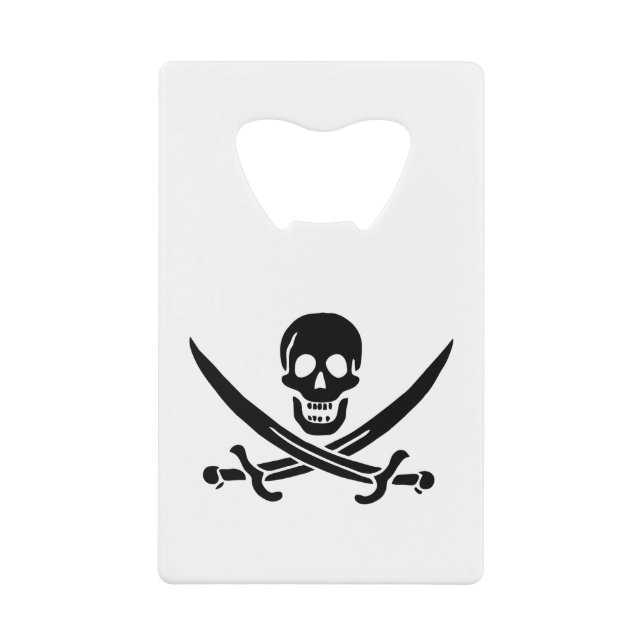 Drapeau de pirate Crâne croisé épées (Devant)