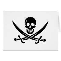 Drapeau de pirate Crâne croisé épées
