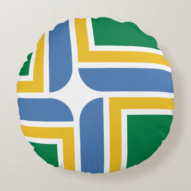 Drapeau de Portland, Coussin rond de l'Oregon (Devant)