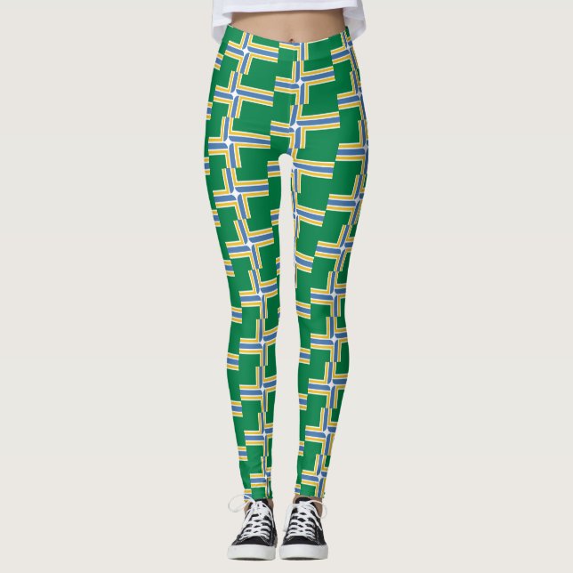 Drapeau de Portland, Leggings de l'Oregon (Devant)