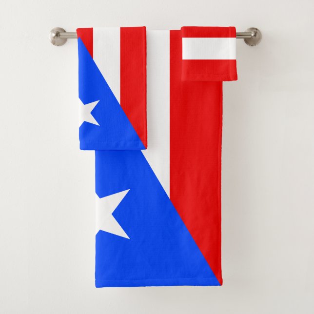 Drapeau de Porto Rico (En situation)