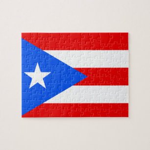Drapeau de puzzle de Porto Rico