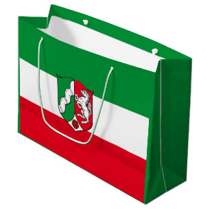 Drapeau de Rhénanie du Nord Westphalie Grand sac c
