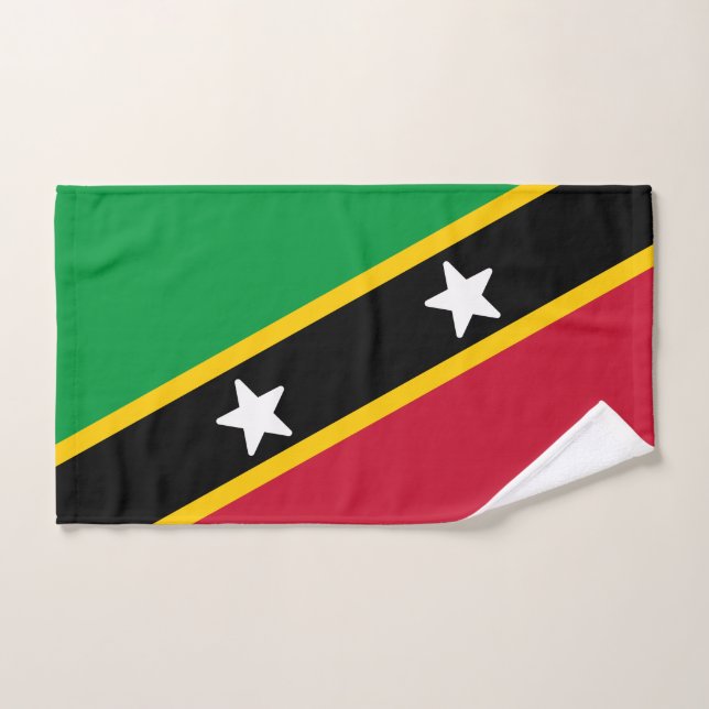 Drapeau de Saint-Kitts-et-Nevis (Serviette à main)