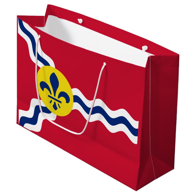Drapeau de Saint-Louis, Missouri Grand sac cadeau (Devant Angle)