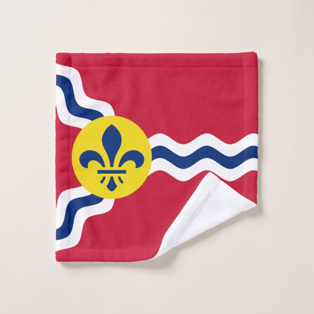 Drapeau de Saint-Louis, Missouri Lavage (Gant de toilette)