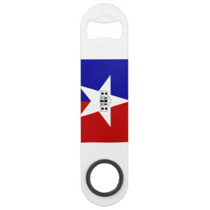 Drapeau de San Antonio, Texas Porte - clé Bottle O