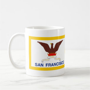 Drapeau de San Francisco, Californie Café Mug