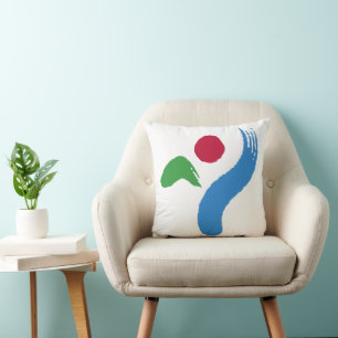 Drapeau de Séoul sur Coussin MoJo