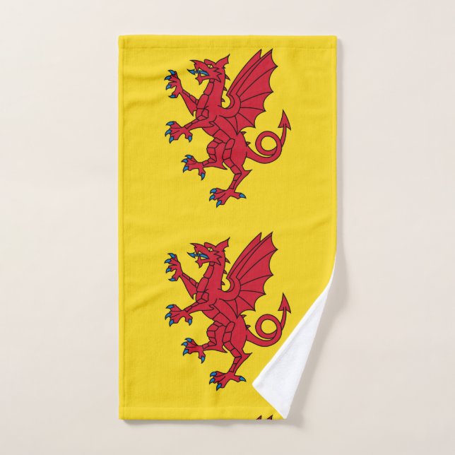 Drapeau de Somerset (Serviette à main)