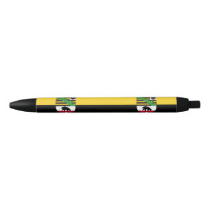 Drapeau de stylo noir Saxe-Anhalt