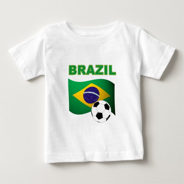 Drapeau de T-shirt de coupe du monde du Brésil (Devant)