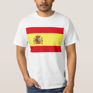 Drapeau de T-shirt de l'Espagne