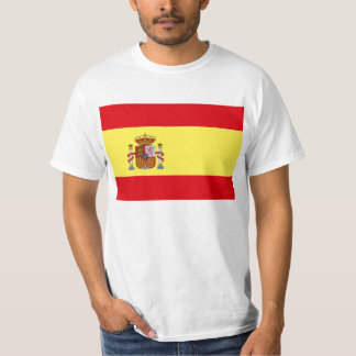 Drapeau de T-shirt de l'Espagne