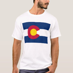 drapeau de T-shirt du Colorado