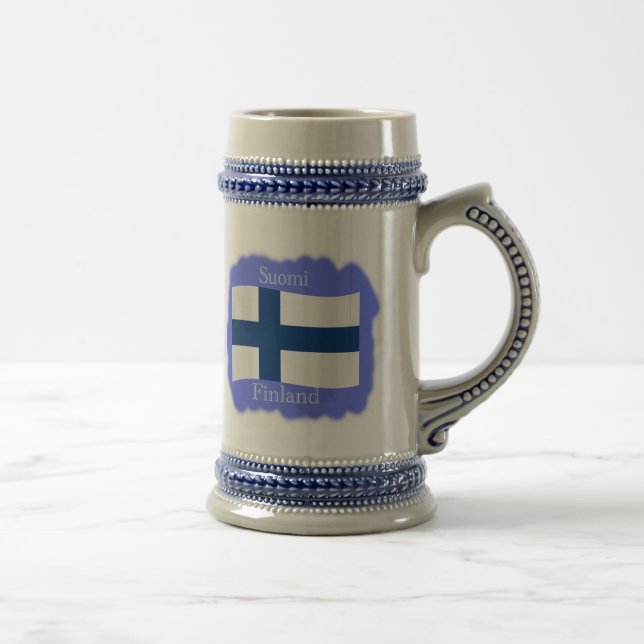 Drapeau de tasse de la Finlande (Droite)