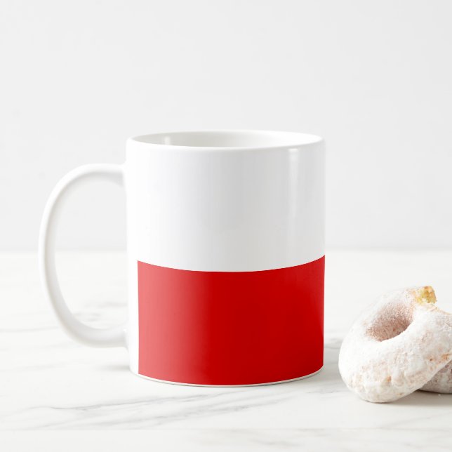 Drapeau de Thuringe à café Mug (Avec donut)