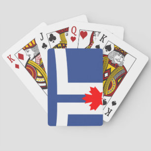 Drapeau de Toronto (Ontario) Cartes de jeu classiq