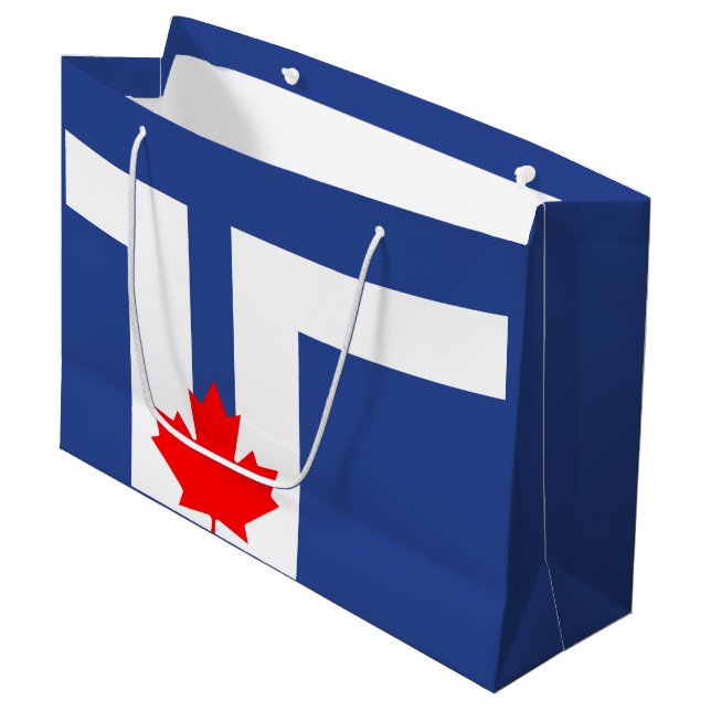 Drapeau de Toronto (Ontario) Sac cadeau (Devant Angle)