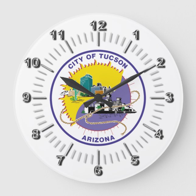 Drapeau de Tucson (Arizona) Grande Horloge (Recto)