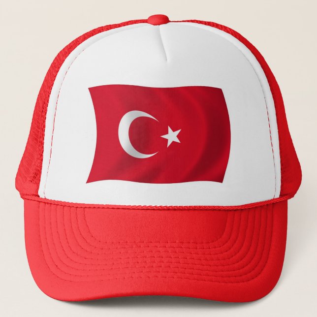 Drapeau de Turquie Casquette (Devant)