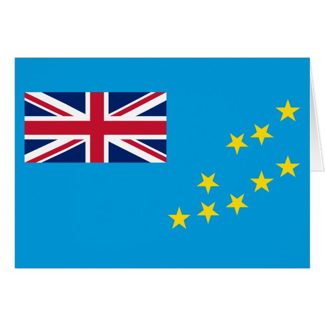 Drapeau de Tuvalu (Devant horizontal)