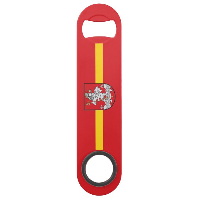 Drapeau de Vilnius, Lituanie Speed Bottle Opener (Devant)
