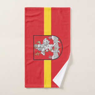 Drapeau de Vilnius, serviette à main Lituanie