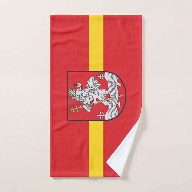 Drapeau de Vilnius, serviette à main Lituanie (Serviette à main)