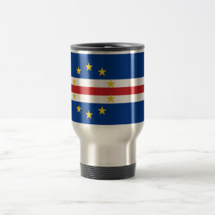 Drapeau de voyage du Cap Vert/de tasse de