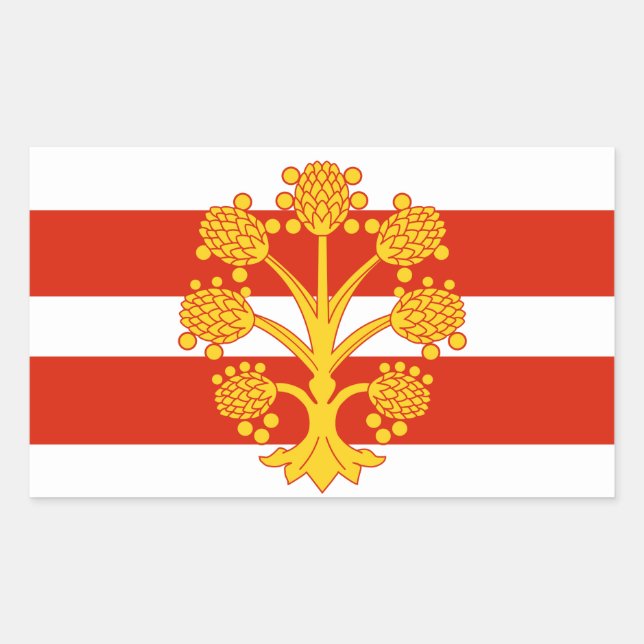 Drapeau de Westmorland Sticker rectangulaire (Devant)