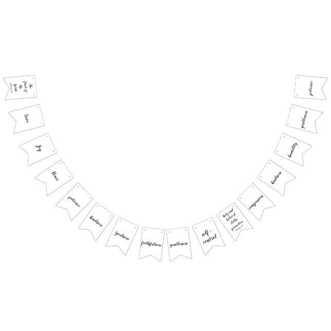 Drapeau d'écriture sainte, le fruit du (Tout)