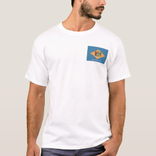 Drapeau Delawarean + Carte T-shirt