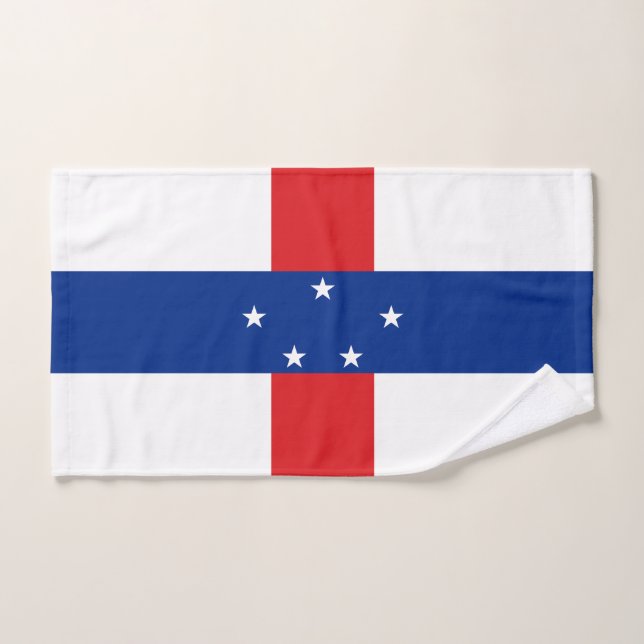 Drapeau des Antilles néerlandaises (Serviette à main)