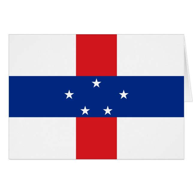 Drapeau des Antilles néerlandaises (Devant horizontal)