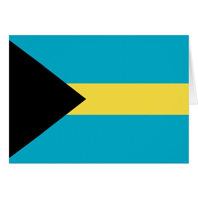 Drapeau Des Bahamas (Devant horizontal)