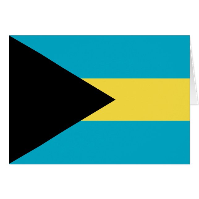 Drapeau des Bahamas (Devant horizontal)