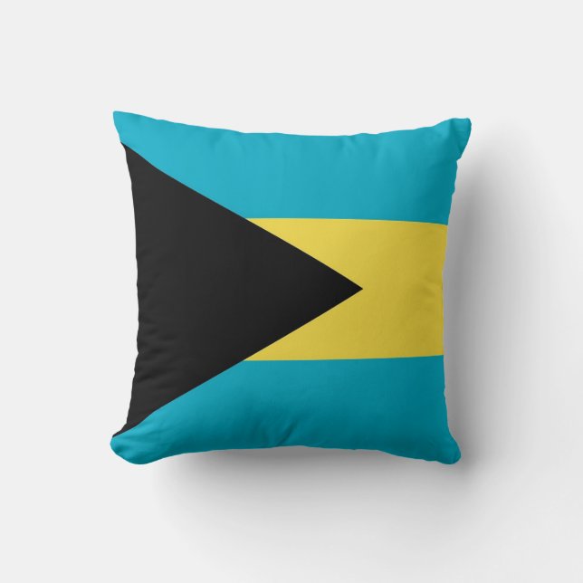 Drapeau des Bahamas Coussin MoJo américain (Recto)