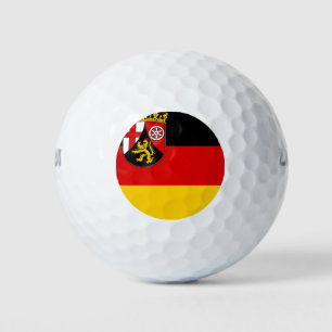 Drapeau des balles de golf de Rhénanie-Palatinat
