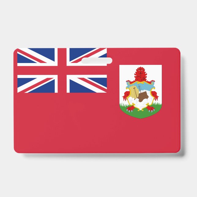 Drapeau des Bermudes Badge (Avant)