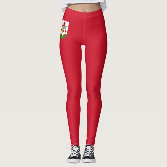 Drapeau des Bermudes Leggings (Devant)