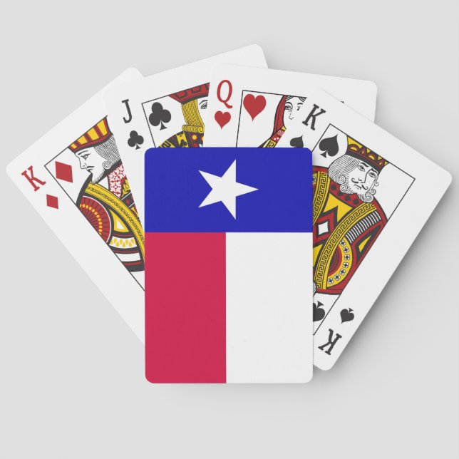 Drapeau des cartes de jeu du Texas (dos)